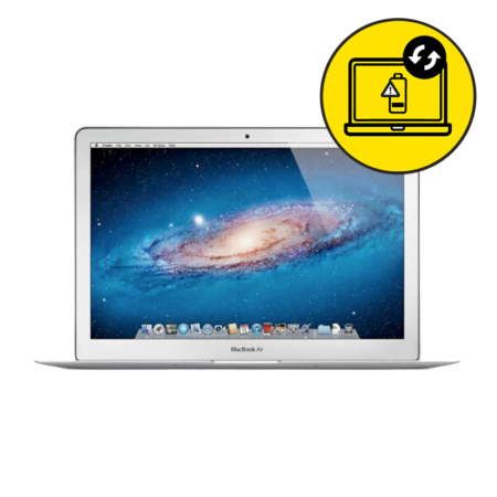 Macbook Air 11 2011 A1370 Silver Battery Replacement