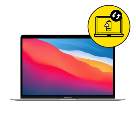 Macbook Air 13 2020 A2337 Silver Battery Replacement