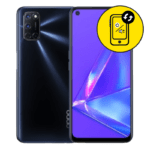 Oppo A92 Black Power And Volume Button Replacement