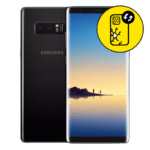 Samsung Galaxy Note 8 Black Back Glass Replacement