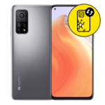 Xiaomi 10T Black Back Glass Replacement