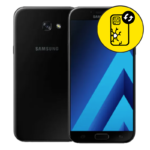 Samsung A7 2017 Back Glass Replacement - Black