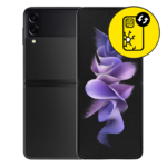 Samsung Z Flip 3 Back Glass Replacement - Phantom Black