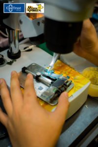 Advanced motherboard repair