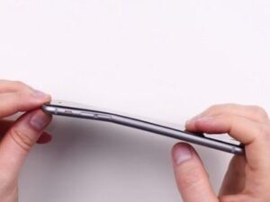 bent iphone motherboard due to impact