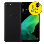 Oppo A75 Black Charging Port Replacement