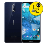 Nokia 7.1 Plus Black Charging Port Replacement