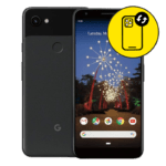 Google Pixel 3A XL Black Camera Lens Replacement