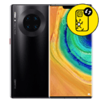 Huawei Mate 30 Pro Black Back Glass Replacement