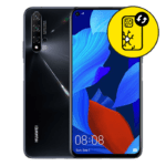 Huawei Nova 5T Black Back Glass Replacement