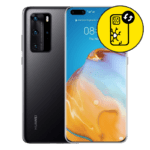 Huawei P40 Pro Black Back Glass Replacement