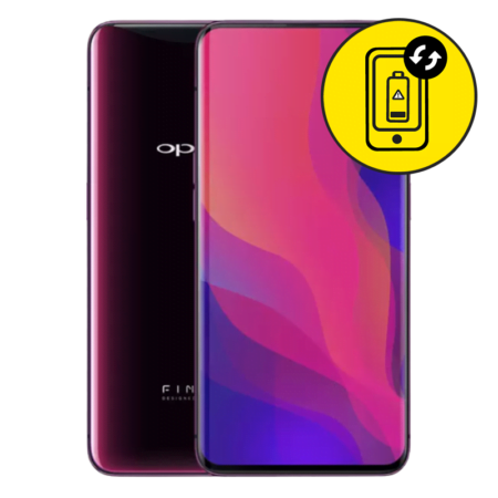 Oppo Find X Bordeaux Red Battery Replacement