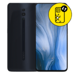 Oppo Reno 10X Black Back Glass Replacement
