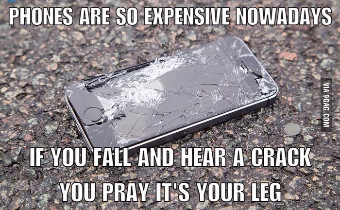 Phones are so expensive nowadays