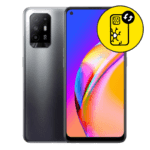 Oppo Reno 5Z Black Back Glass Replacement