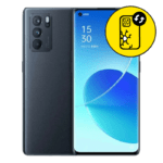 Oppo Reno 6 Pro Black Back Glass Replacement