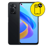 Oppo A76 Black Camera Lens Replacement