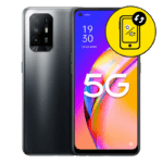 Oppo A95 Black Power And Volume Button Replacement