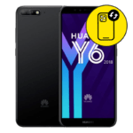 Huawei Y6 2018 Black Camera Lens Replacement