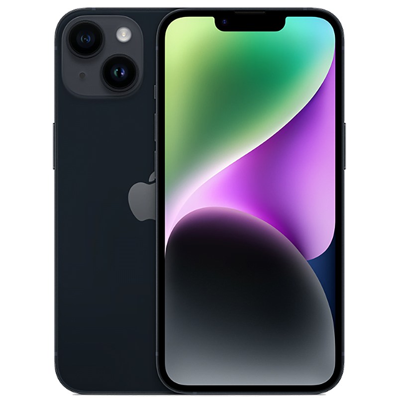 iPhone-14-Black iPhone 14 Midnight