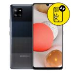 Samsung Galaxy A42 Black Back Glass Replacement
