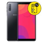 Samsung A7 2018 Black Back Glass Replacement