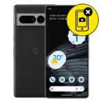 Google Pixel 7 Pro Black Camera Removal Service