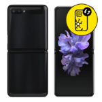Samsung Galaxy Z Flip Black Back Glass Replacement