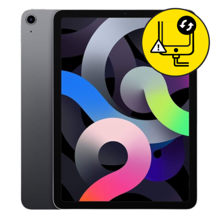 iPad Air 4 Black Charging Port Replacement