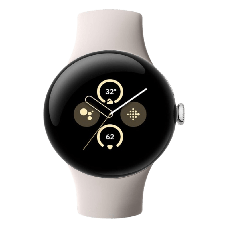 Google-Pixel-Watch-2-Wifi-Polished-Silver-Aluminum Google Pixel Watch 2 Wifi Polished Silver Aluminum
