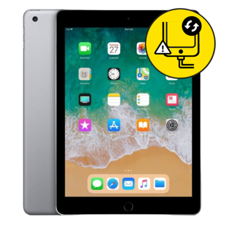 iPad 6 Gen 2018 Silver Charging Port Replacement