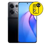 Oppo Reno 8 Pro Back Glass Replacement - Black